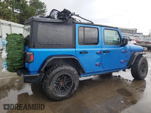 2023 Jeep Wrangler Sport S with VIN 1C4HJXDNXPW543376, listed as a Copart auction lot 86488024 with 35,935 mi miles and Salvage Title. Bid and sale history available at DreamBid. Image 3.