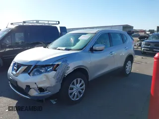 2015 Nissan Rogue S with VIN KNMAT2MV9FP571497, listed as a IAAI auction lot 41985541 with 144,223 mi miles and . Bid and sale history available at DreamBid. Image 2.