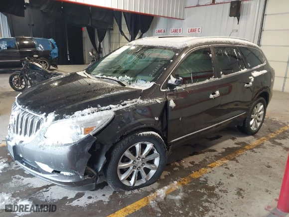 2014 Buick Enclave Premium with VIN 5GAKRCKD2EJ195280, listed as a IAAI auction lot 41294061 with 162829 miles. Bid and sale history available at carsss.com. Image 2.