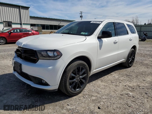 2019 Dodge Durango SXT Plus with VIN 1C4RDJAG9KC634244, listed as a Copart auction lot 49785315 with 77,097 mi miles and Salvage title. Bid and sale history available at DreamBid. Image 1.