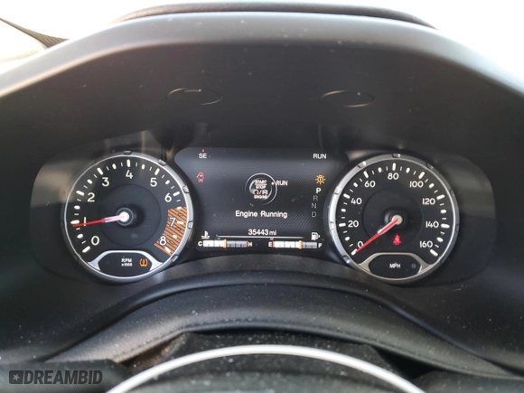 2021 Jeep Renegade Latitude with VIN ZACNJCBB7MPN28957, listed as a Copart auction lot 48412175 with 35,443 mi miles and Salvage Title. Bid and sale history available at carsss.com. Image 9.