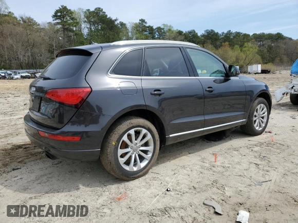 2014 Audi Q5 Premium Plus with VIN WA1LFAFP7EA125868, listed as a Copart auction lot 51979065 with 117,756 mi miles and Salvage title. Bid and sale history available at DreamBid. Image 3.