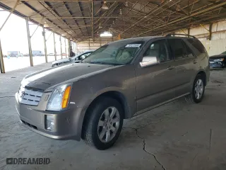 2006 Cadillac SRX with VIN 1GYEE637760167879, listed as a Copart auction lot 76127334 with 80,389 mi miles and Salvage Title. Bid and sale history available at carsss.com. Image 1.