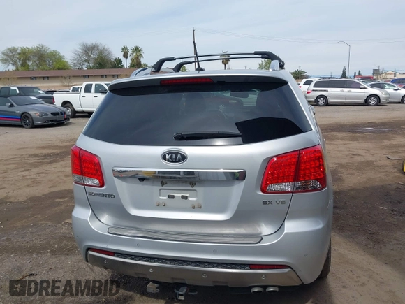 2012 Kia Sorento SX with VIN 5XYKWDA26CG255894, listed as a IAAI auction lot 41827895 with 160,144 mi miles. Bid and sale history available at carsss.com. Image 16.