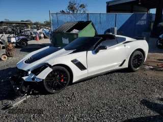 2017 Chevrolet Corvette Z06 2LZ with VIN 1G1YS2D62H5600243, listed as a Copart auction lot 81422994 with 8,786 mi miles and Non Repairable. Bid and sale history available at carsss.com. Image 1.