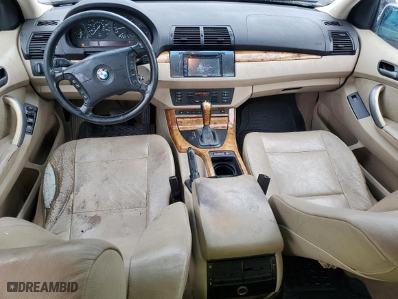 2004 BMW X5 3.0i with VIN 5UXFA13504LU22776, listed as a Copart auction lot 41419685 with 148,489 mi miles and Clean Title. Bid and sale history available at carsss.com. Image 8.