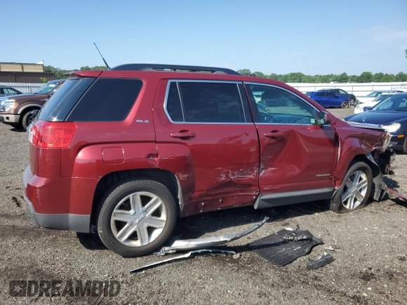2010 GMC Terrain SLE-2 with VIN 2CTALDEW2A6403586, listed as a Copart auction lot 63490915 with 132,648 mi miles and Salvage title. Bid and sale history available at DreamBid. Image 3.