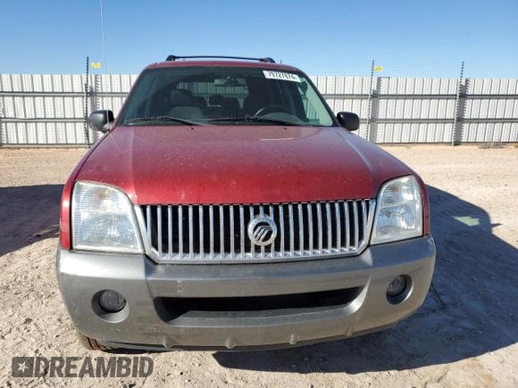 2005 Mercury Mountaineer z VIN 4M2ZU66K95UJ08490, wystawiony jako Copart lot #79727874 z przebiegiem 55 874 mil mil oraz Szkoda całkowita • Salvage title. Historia ofert i sprzedaży dostępna na DreamBid. Obrazek 5.