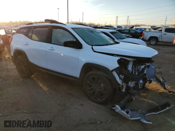 2022 GMC Terrain SLE с VIN 3GKALTEV1NL299689, выставлен на аукционе Copart как лот 53261605 с пробегом 31 102 миль миль и На запчасти • Non repairable. История ставок и продаж доступна на DreamBid. Изображение 4.