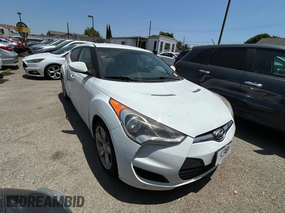 2012 Hyundai Veloster w/Black Int with VIN KMHTC6AD1CU020923, listed as a Copart auction lot 62790155 with 145,974 mi miles and Clean title. Bid and sale history available at DreamBid. Image 1.