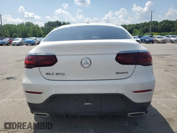 2021 Mercedes-Benz GLC 300 with VIN W1N0J8EBXMF872218, listed as a Copart auction lot 61957435 with Not provided miles and Clean title. Bid and sale history available at DreamBid. Image 6.