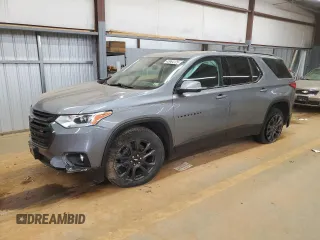 2021 Chevrolet Traverse RS with VIN 1GNEVJKW6MJ230356, listed as a Copart auction lot 45964125 with 43,612 mi miles and Salvage Title. Bid and sale history available at carsss.com. Image 1.