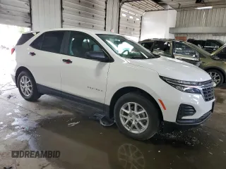 2024 Chevrolet Equinox LS with VIN 3GNAXSEG5RL255543, listed as a Copart auction lot 59809895 with 13,377 mi miles and Salvage title. Bid and sale history available at DreamBid. Image 4.