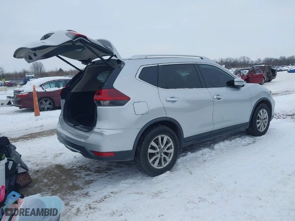 2019 Nissan Rogue SV with VIN KNMAT2MT5KP539087, listed as a IAAI auction lot 41174526 with NaN miles. Bid and sale history available at carsss.com. Image 4.