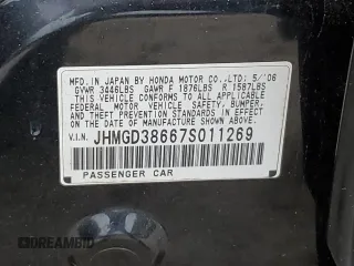 2007 Honda Fit Sport with VIN JHMGD38667S011269, listed as a Copart auction lot 72401364 with 177,032 mi miles and Clean Title. Bid and sale history available at carsss.com. Image 12.