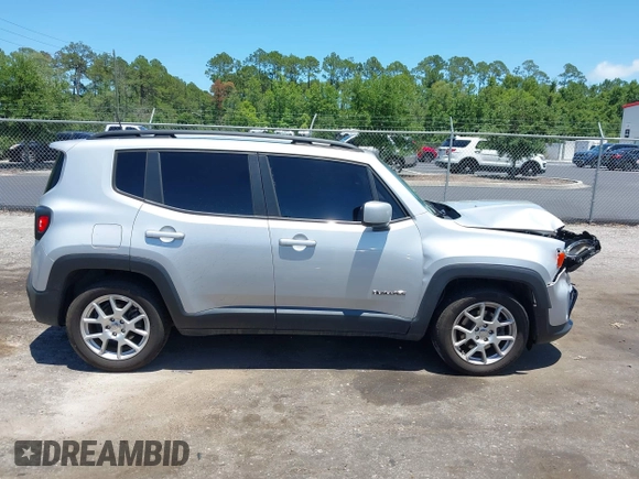 2020 Jeep Renegade Latitude with VIN ZACNJABB8LPL63973, listed as a IAAI auction lot 42552558 with 104,089 mi miles and . Bid and sale history available at DreamBid. Image 13.