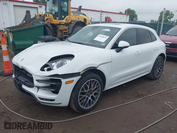 2015 Porsche Macan Turbo with VIN WP1AF2A5XFLB93921, listed as a IAAI auction lot 42466833 with 89,098 mi miles and . Bid and sale history available at DreamBid. Image 2.
