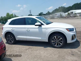 2023 Audi Q5 S line Premium Plus with VIN WA1EAAFY5P2102019, listed as a IAAI auction lot 42648755 with 49,823 mi miles and . Bid and sale history available at DreamBid. Image 13.