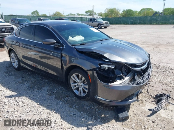 2015 Chrysler 200 Limited z VIN 1C3CCCAB0FN653658, wystawiony jako IAAI lot #42077091 z przebiegiem 151 691 mil mil oraz . Historia ofert i sprzedaży dostępna na DreamBid. Obrazek 1.