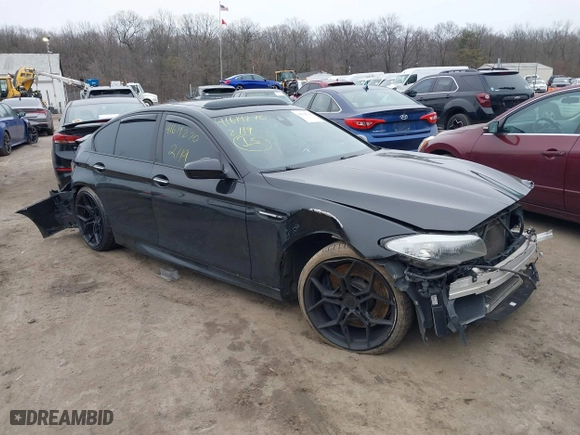 2013 BMW M5 with VIN WBSFV9C52DD096793, listed as a IAAI auction lot 41619270 with 1 mi miles. Bid and sale history available at carsss.com. Image 1.