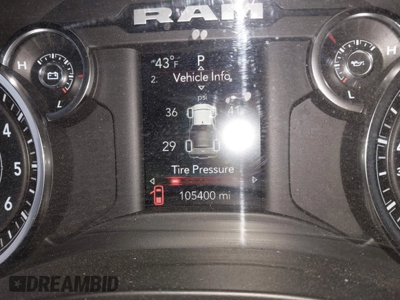 2020 Ram 1500 Big Horn z VIN 1C6RRFFG5LN284440, wystawiony jako IAAI lot #40975635 z przebiegiem 105 400 mil mil oraz . Historia ofert i sprzedaży dostępna na DreamBid. Obrazek 16.