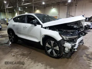 2023 Volvo C40 Recharge Pure Electric Plus with VIN YV4ED3GL9P2065842, listed as a Copart auction lot 43950185 with 50,690 mi miles and Non Repairable. Bid and sale history available at carsss.com. Image 4.