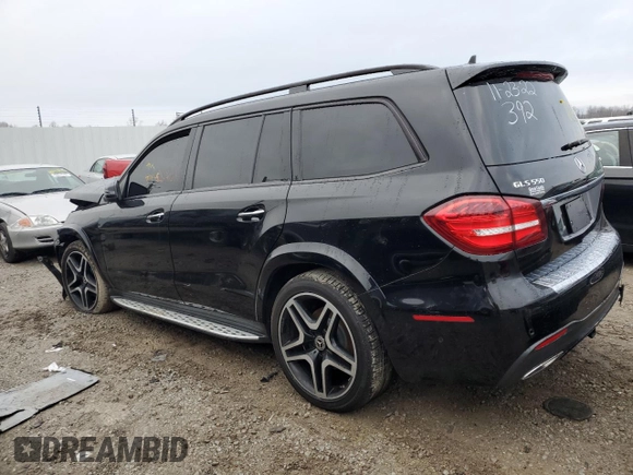 2018 Mercedes-Benz GLS with VIN 4JGDF7DE3JB075680, listed as a Copart auction lot 69378732 with 0 mi miles. Bid and sale history available at carsss.com. Image 2.