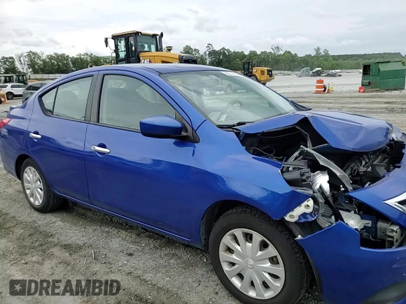 2017 Nissan Versa S with VIN 3N1CN7AP4HL812471, listed as a Copart auction lot 58919625 with 90,012 mi miles and Salvage title. Bid and sale history available at DreamBid. Image 13.