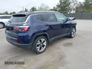 2021 Jeep Compass Limited with VIN 3C4NJCCB1MT581406, listed as a IAAI auction lot 41934159 with 22,967 mi miles and . Bid and sale history available at DreamBid. Image 4.