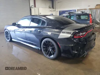 2019 Dodge Charger Scat Pack with VIN 2C3CDXGJ2KH520373, listed as a Copart auction lot 43626485 with 29,582 mi miles and Salvage Title. Bid and sale history available at DreamBid. Image 2.