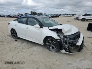 2021 Nissan Sentra SR with VIN 3N1AB8DV9MY244067, listed as a Copart auction lot 46513325 with Not Provided miles and Non Repairable. Bid and sale history available at DreamBid. Image 4.