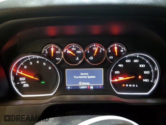 2019 Chevrolet Silverado 1500 RST with VIN 1GCUYEED7KZ160331, listed as a Copart auction lot 43690615 with 125,879 mi miles and Salvage Title. Bid and sale history available at DreamBid. Image 9.