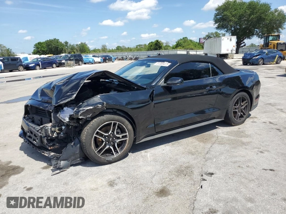 2021 Ford Mustang EcoBoost with VIN 1FATP8UH9M5105349, listed as a Copart auction lot 51388475 with 0 mi miles and Non Repairable. Bid and sale history available at carsss.com. Image 1.