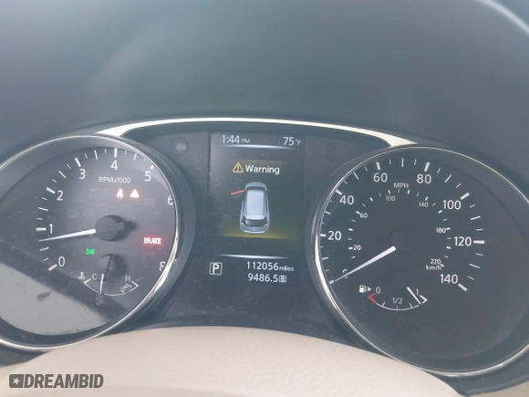 2015 Nissan Rogue S with VIN KNMAT2MT5FP502160, listed as a IAAI auction lot 41947071 with 112,056 mi miles. Bid and sale history available at carsss.com. Image 7.