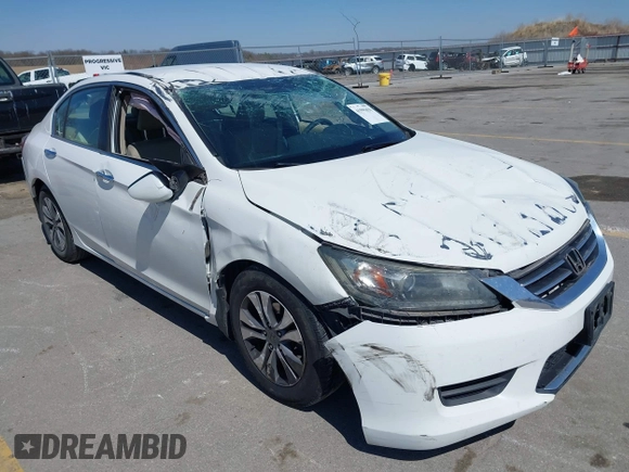 2015 Honda Accord LX with VIN 1HGCR2F36FA115643, listed as a IAAI auction lot 41995850 with 116,728 mi miles and . Bid and sale history available at DreamBid. Image 1.