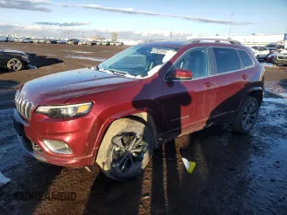 2019 Jeep Cherokee Overland with VIN 1C4PJMJN2KD173981, listed as a Copart auction lot 82923894 with 108,168 mi miles and Clean title. Bid and sale history available at DreamBid. Image 1.