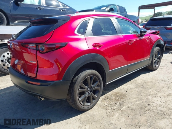 2024 Mazda CX-30 2.5 S Select Sport with VIN 3MVDMBBM0RM707223, listed as a IAAI auction lot 41837227 with 8,043 mi miles. Bid and sale history available at carsss.com. Image 4.