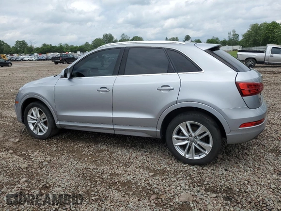 2016 Audi Q3 Premium Plus with VIN WA1EFCFS1GR016996, listed as a Copart auction lot 62118745 with 90,852 mi miles and Salvage title. Bid and sale history available at DreamBid. Image 2.