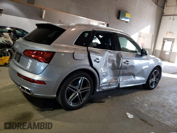 2019 Audi SQ5 Premium Plus with VIN WA1B4AFY8K2121442, listed as a Copart auction lot 80944933 with 44,179 mi miles and . Bid and sale history available at DreamBid. Image 3.