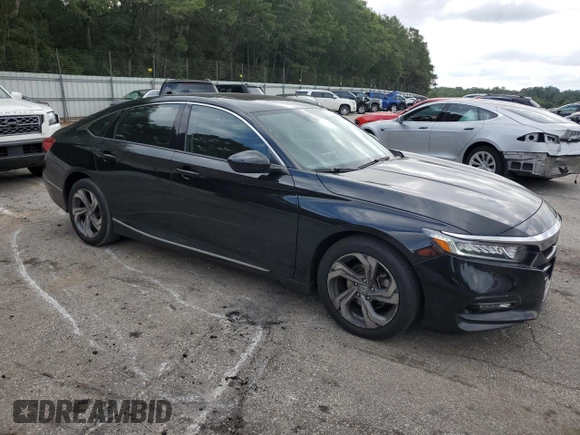 2019 Honda Accord EX with VIN 1HGCV1F42KA036186, listed as a Copart auction lot 71766054 with 61,732 mi miles and Salvage title. Bid and sale history available at DreamBid. Image 4.