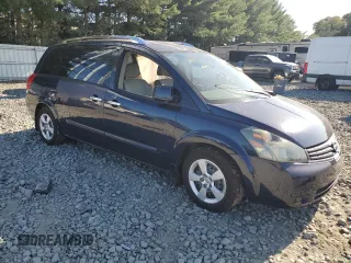 2007 Nissan Quest S with VIN 5N1BV28U87N101518, listed as a Copart auction lot 71054434 with 0 mi miles and Salvage Title. Bid and sale history available at carsss.com. Image 4.