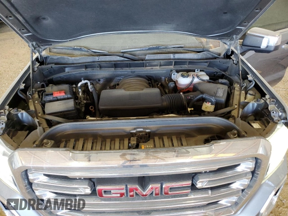 2021 GMC Sierra 1500 SLT with VIN 3GTP8DED1MG232165, listed as a Copart auction lot 76678214 with 112,274 mi miles and Clean title. Bid and sale history available at DreamBid. Image 11.
