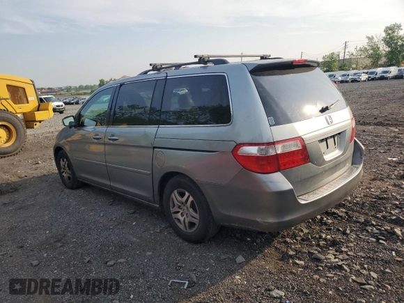 2006 Honda Odyssey EX-L z VIN 5FNRL386X6B031503, wystawiony jako Copart lot #59791425 z przebiegiem 138 624 mil mil oraz Czysty tytuł • Clean title. Historia ofert i sprzedaży dostępna na DreamBid. Obrazek 2.