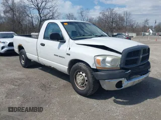2006 Dodge 2500 SLT with VIN 3D7KR26D96G267779, listed as a IAAI auction lot 41913962 with 384,465 mi miles and . Bid and sale history available at DreamBid. Image 1.