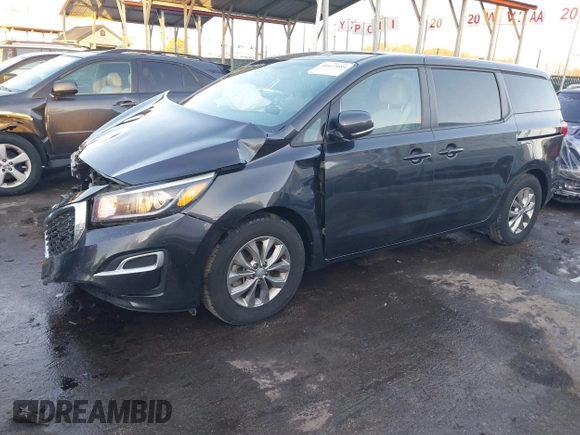 2021 Kia Sedona EX with VIN KNDMB5C17M6666739, listed as a IAAI auction lot 41423684 with 41,816 mi miles. Bid and sale history available at carsss.com. Image 17.