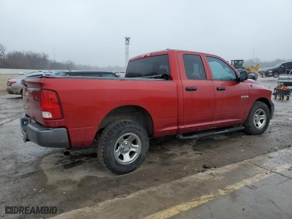 2009 Dodge Ram 1500 ST with VIN 1D3HB18K29S746211, listed as a Copart auction lot 44340945 with 124,560 mi miles and Salvage Title. Bid and sale history available at carsss.com. Image 3.