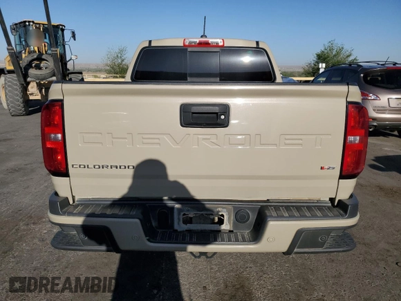 2022 Chevrolet Colorado 4WD Z71 with VIN 1GCGTDEN9N1214178, listed as a Copart auction lot 52823545 with 96,199 mi miles and Salvage title. Bid and sale history available at DreamBid. Image 6.