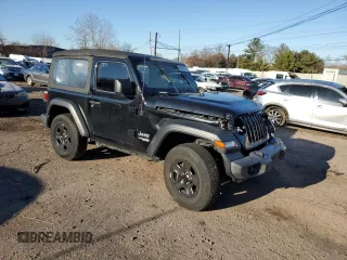 2021 Jeep Wrangler Sport S with VIN 1C4GJXANXMW638080, listed as a Copart auction lot 82543314 with 49,003 mi miles and Salvage Title. Bid and sale history available at DreamBid. Image 4.