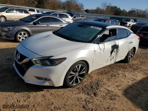 2018 Nissan Maxima S with VIN 1N4AA6AP0JC393777, listed as a Copart auction lot 89066575 with 63,537 mi miles and Salvage Title. Bid and sale history available at carsss.com. Image 1.