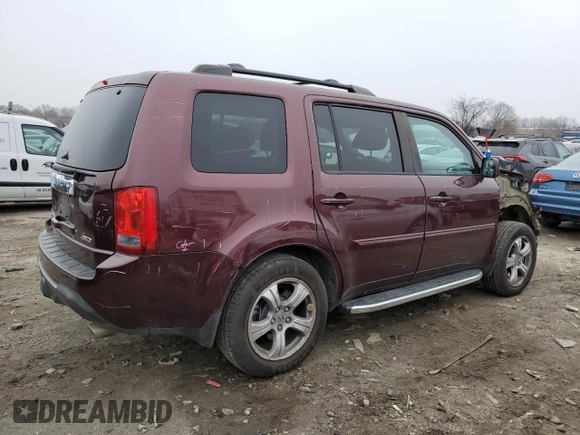2013 Honda Pilot EX-L z VIN 5FNYF4H59DB073707, wystawiony jako Copart lot #44538415 z przebiegiem 187 132 mil mil oraz Szkoda całkowita • Salvage title. Historia ofert i sprzedaży dostępna na DreamBid. Obrazek 3.